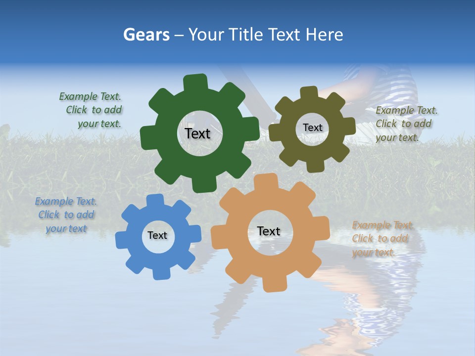 Sunny Healthy Network PowerPoint Template