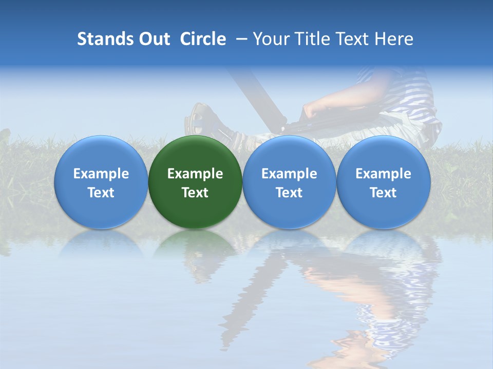 Sunny Healthy Network PowerPoint Template