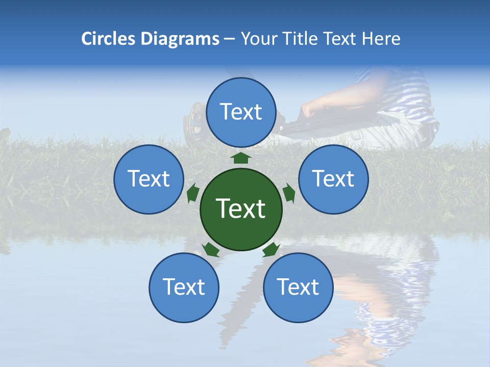 Sunny Healthy Network PowerPoint Template