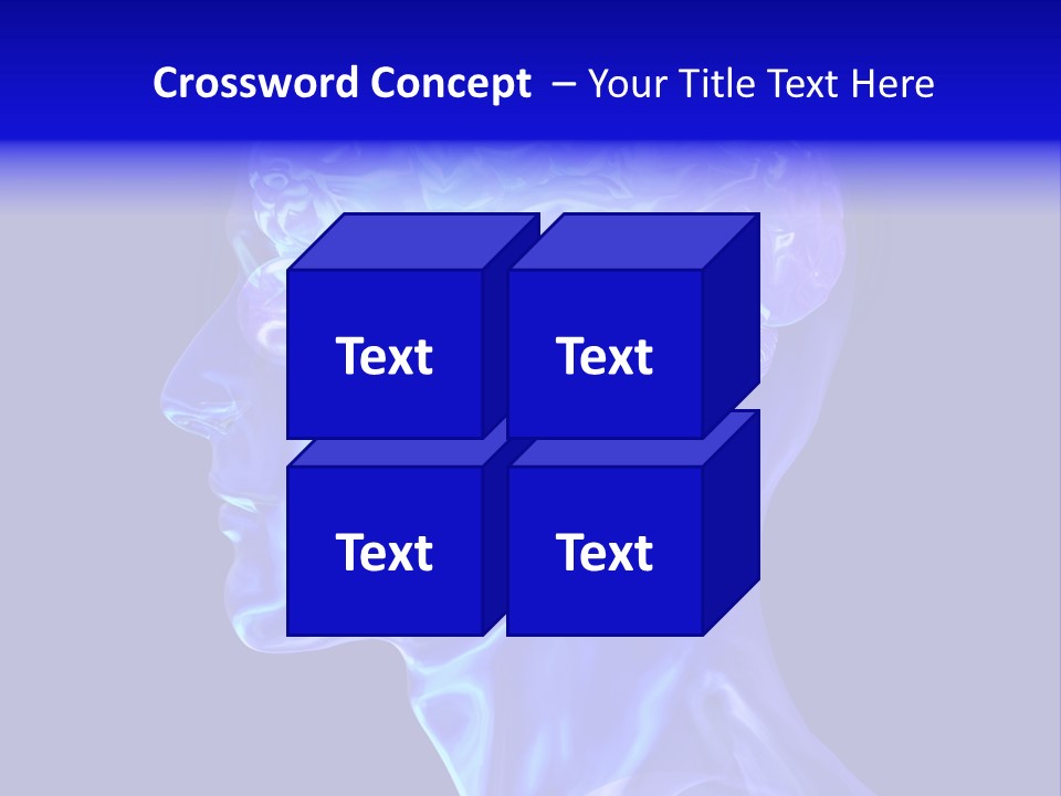 Man Brain Thought PowerPoint Template