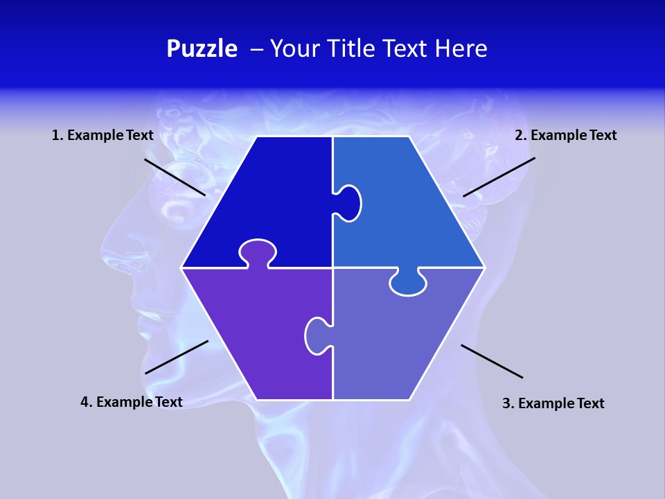 Man Brain Thought PowerPoint Template
