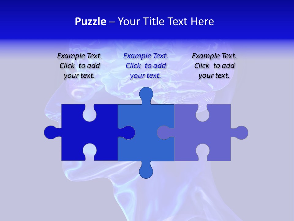 Man Brain Thought PowerPoint Template