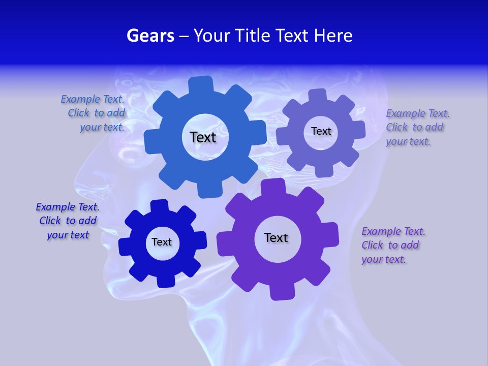 Man Brain Thought PowerPoint Template