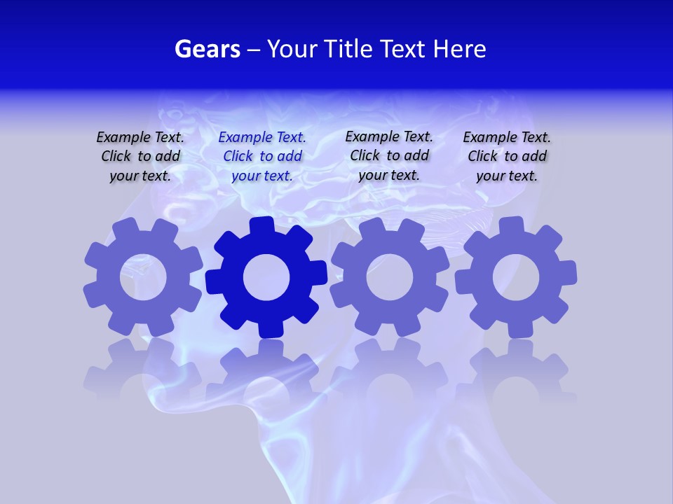 Man Brain Thought PowerPoint Template