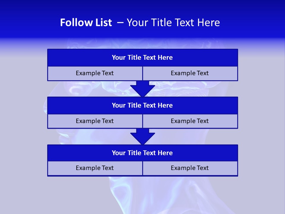 Man Brain Thought PowerPoint Template