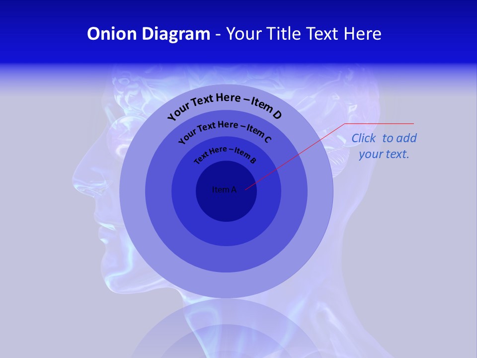 Man Brain Thought PowerPoint Template