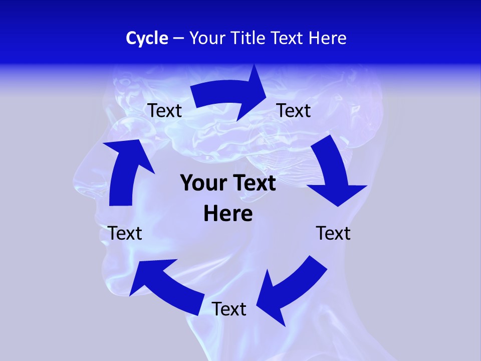 Man Brain Thought PowerPoint Template