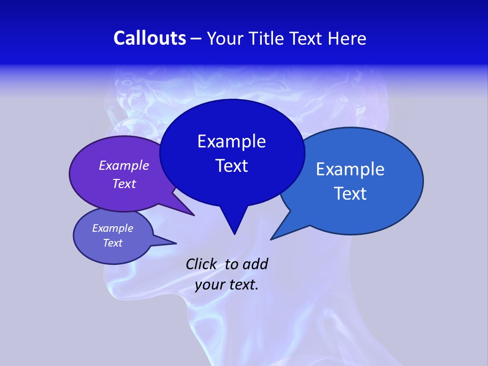 Man Brain Thought PowerPoint Template