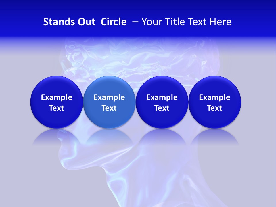 Man Brain Thought PowerPoint Template