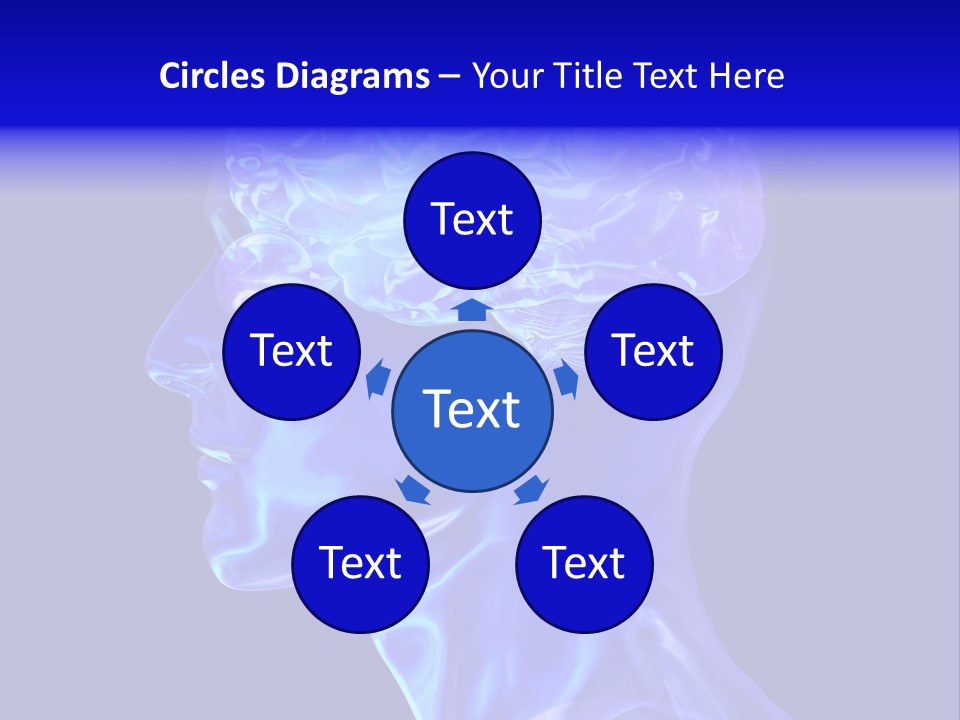 Man Brain Thought PowerPoint Template