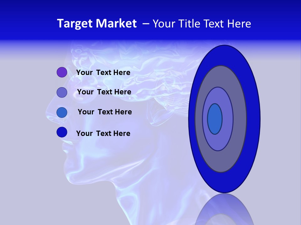 Man Brain Thought PowerPoint Template