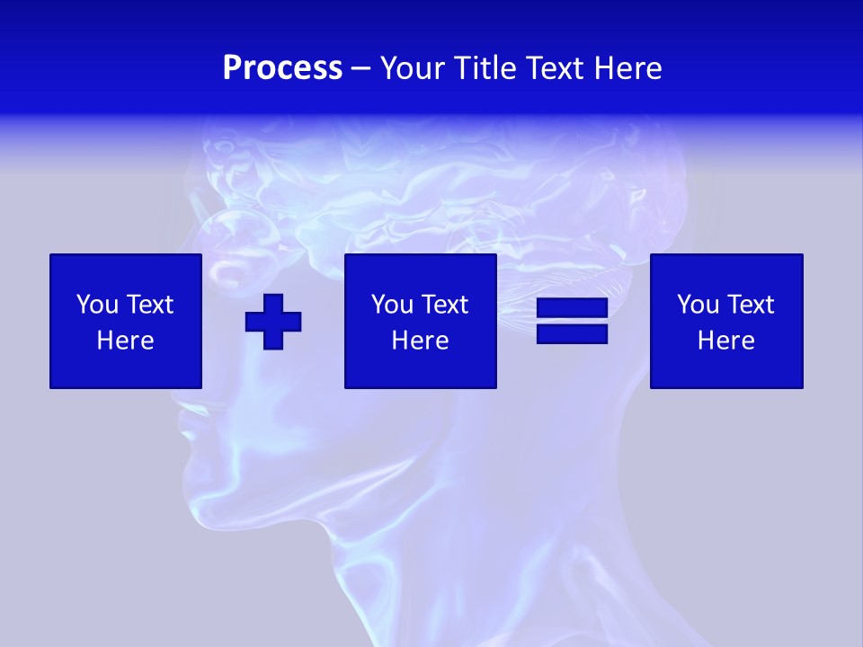Man Brain Thought PowerPoint Template