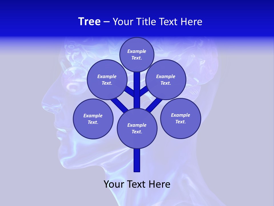 Man Brain Thought PowerPoint Template