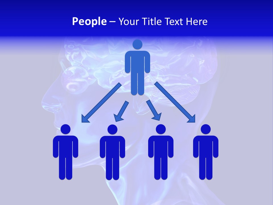 Man Brain Thought PowerPoint Template