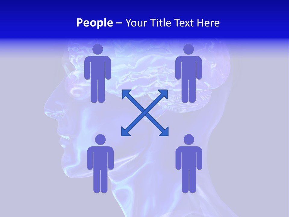 Man Brain Thought PowerPoint Template