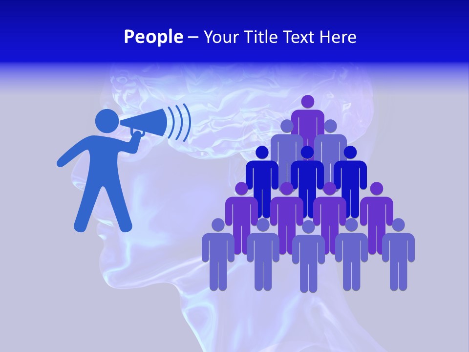 Man Brain Thought PowerPoint Template