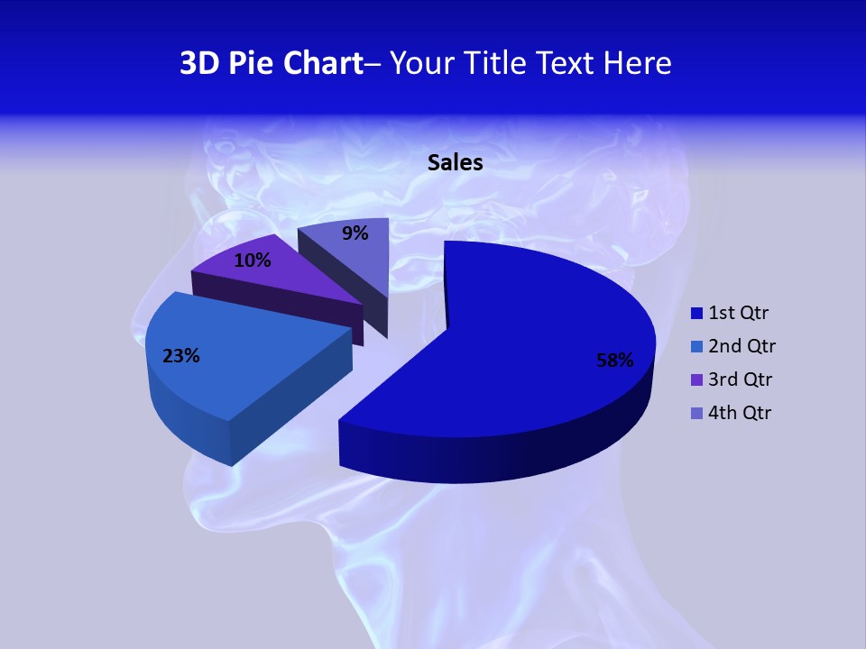 Man Brain Thought PowerPoint Template