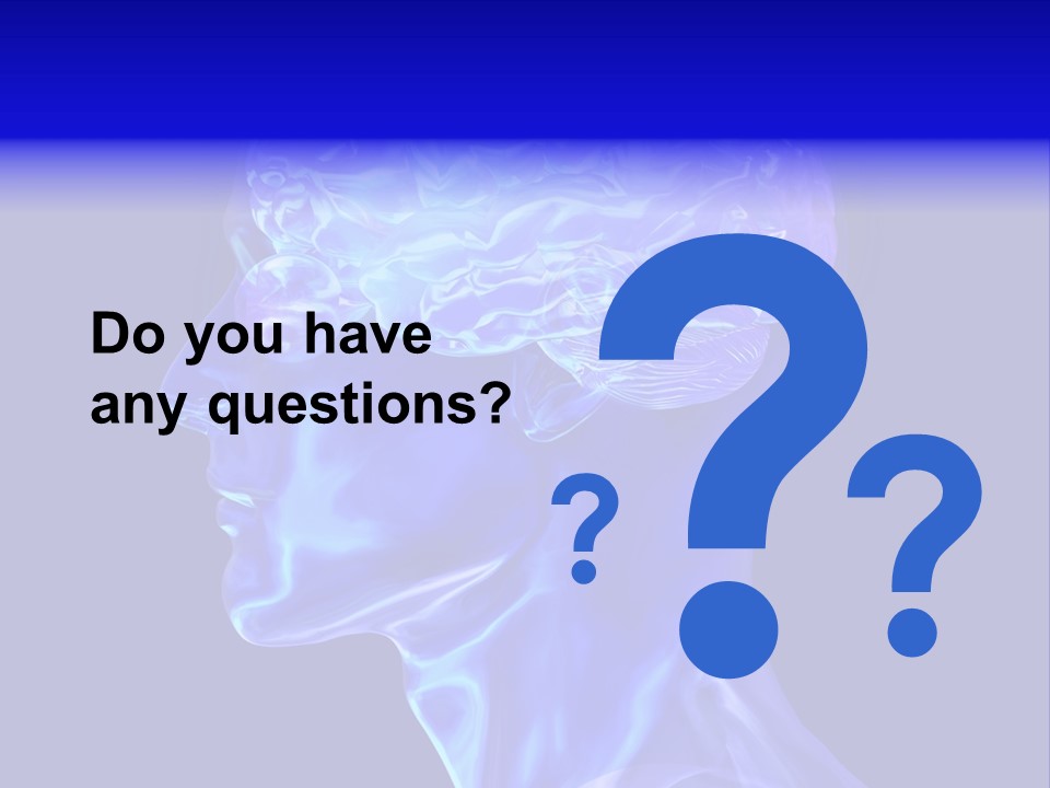 Man Brain Thought PowerPoint Template