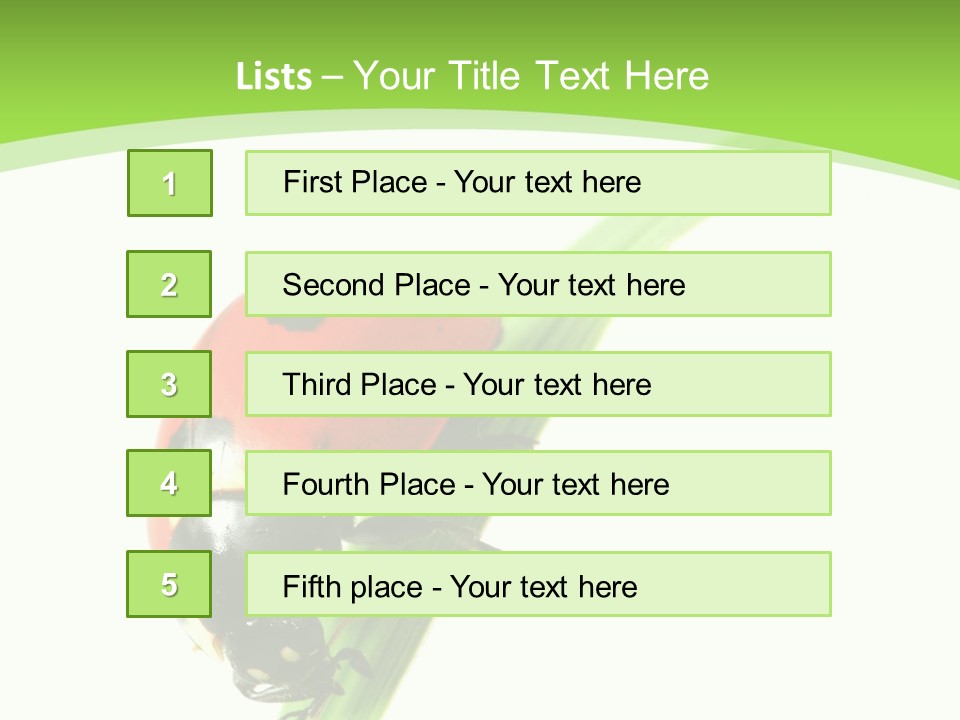 Nature Bright Concept PowerPoint Template