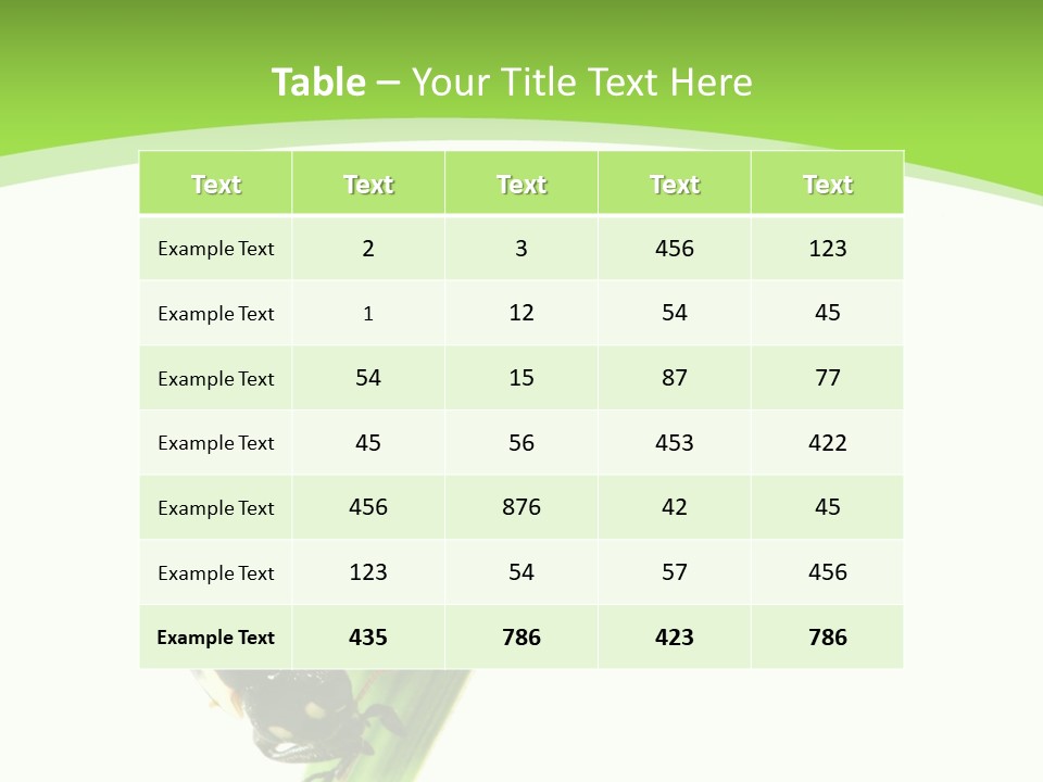 Nature Bright Concept PowerPoint Template