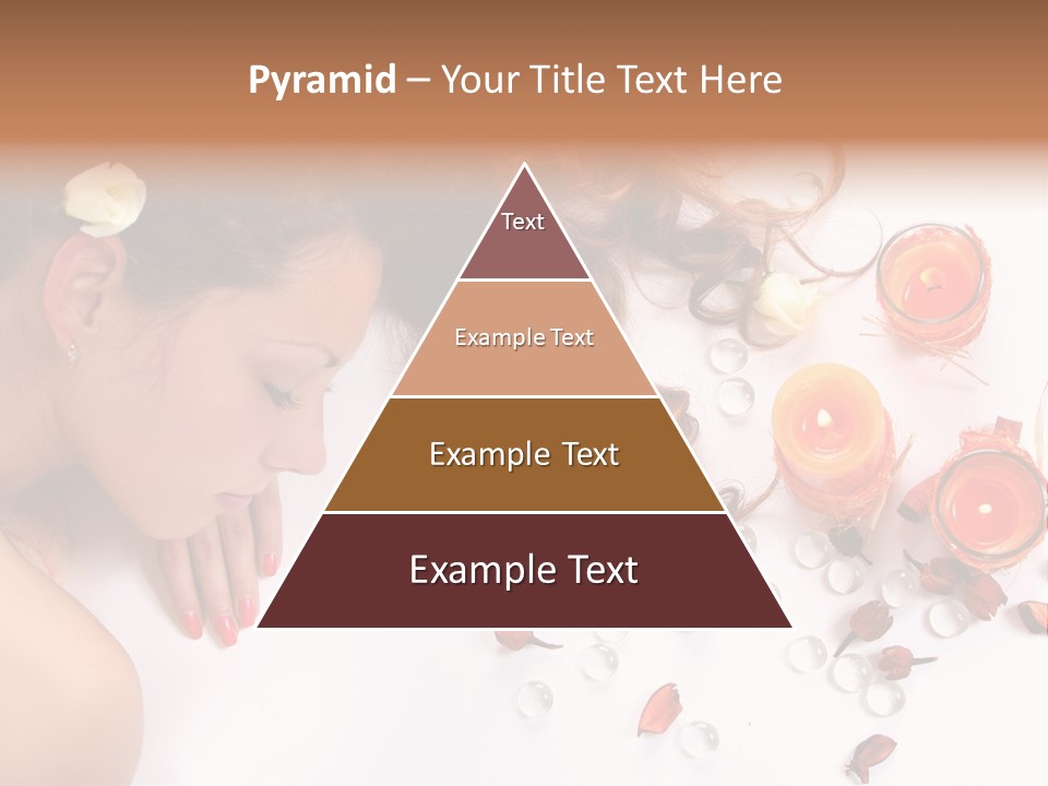 Woman Wellbeing Lying PowerPoint Template