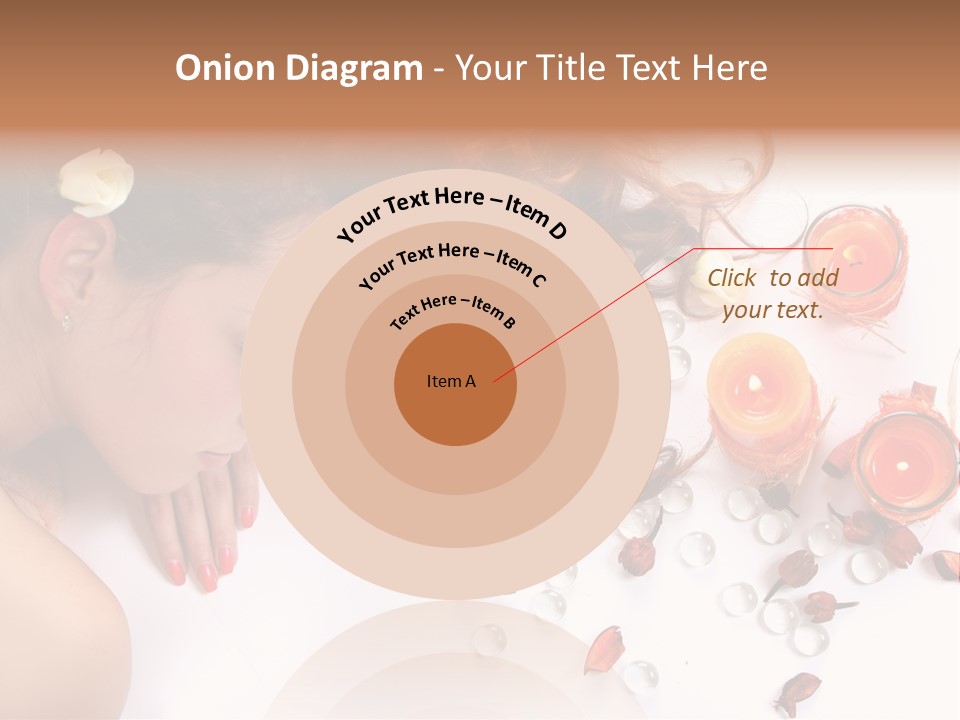 Woman Wellbeing Lying PowerPoint Template