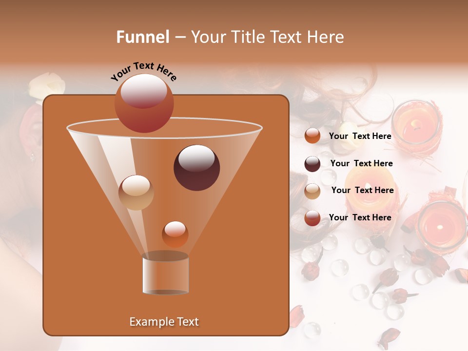 Woman Wellbeing Lying PowerPoint Template