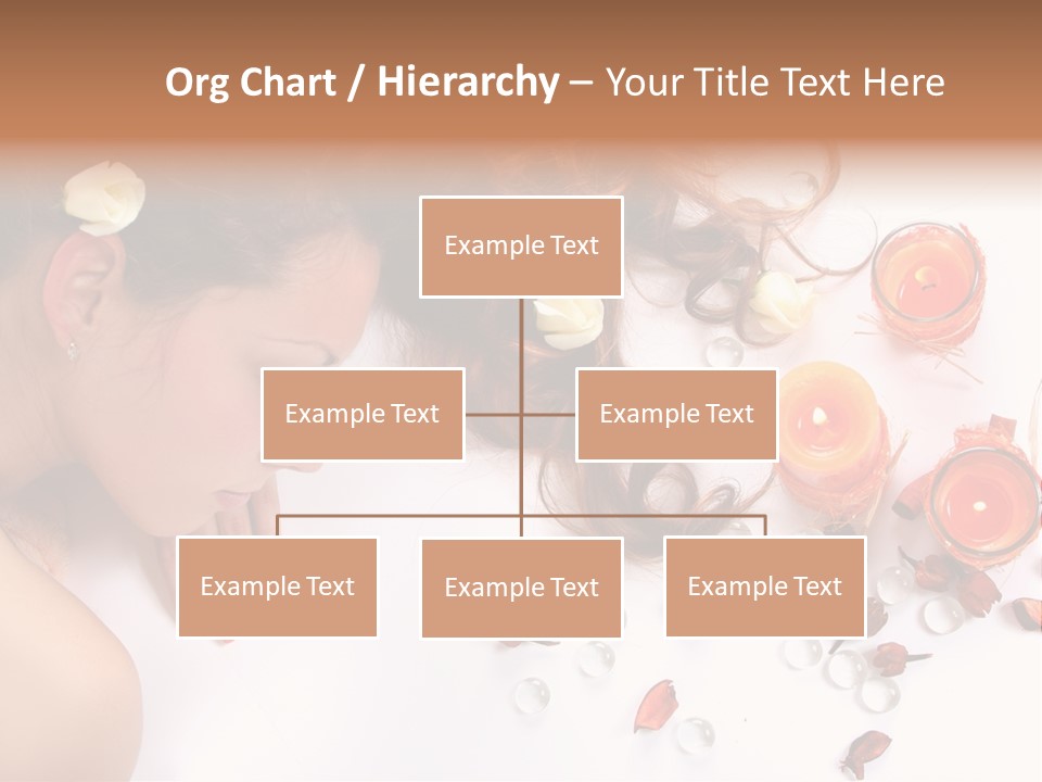 Woman Wellbeing Lying PowerPoint Template