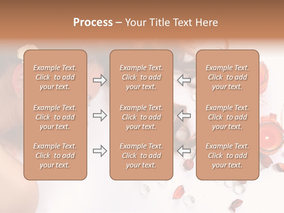 Woman Wellbeing Lying PowerPoint Template