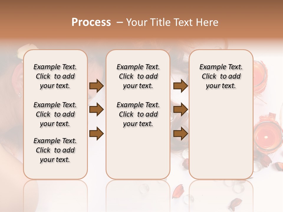 Woman Wellbeing Lying PowerPoint Template