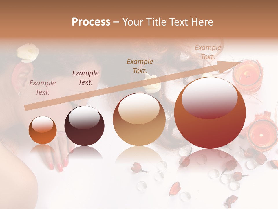 Woman Wellbeing Lying PowerPoint Template