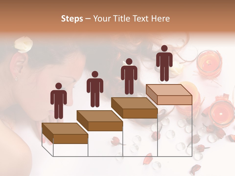 Woman Wellbeing Lying PowerPoint Template