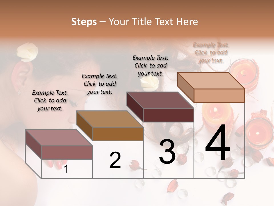 Woman Wellbeing Lying PowerPoint Template