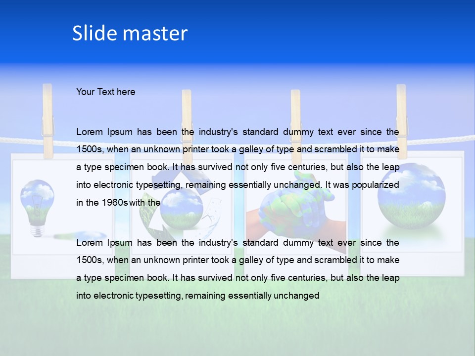 Pollution Icon Reuse PowerPoint Template