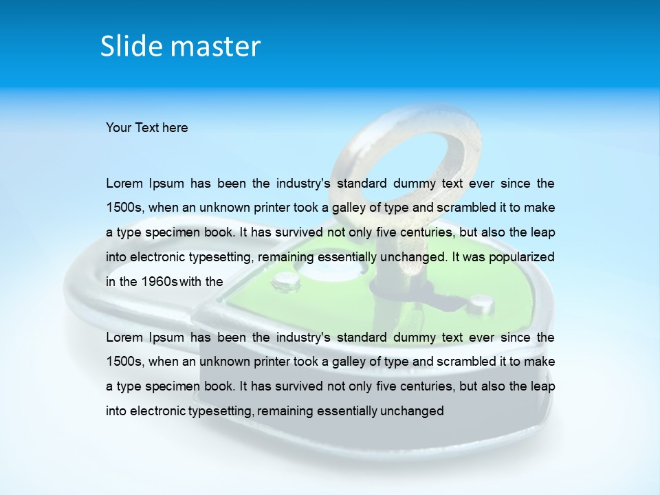 Fit Texture Access PowerPoint Template