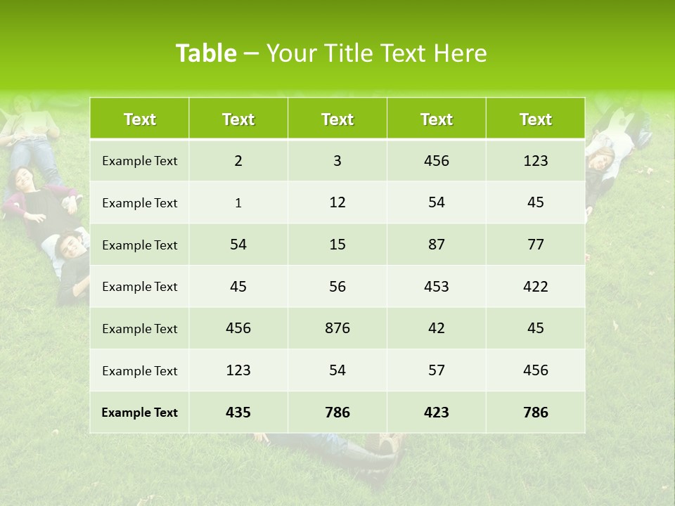 People Friendship Attractive PowerPoint Template