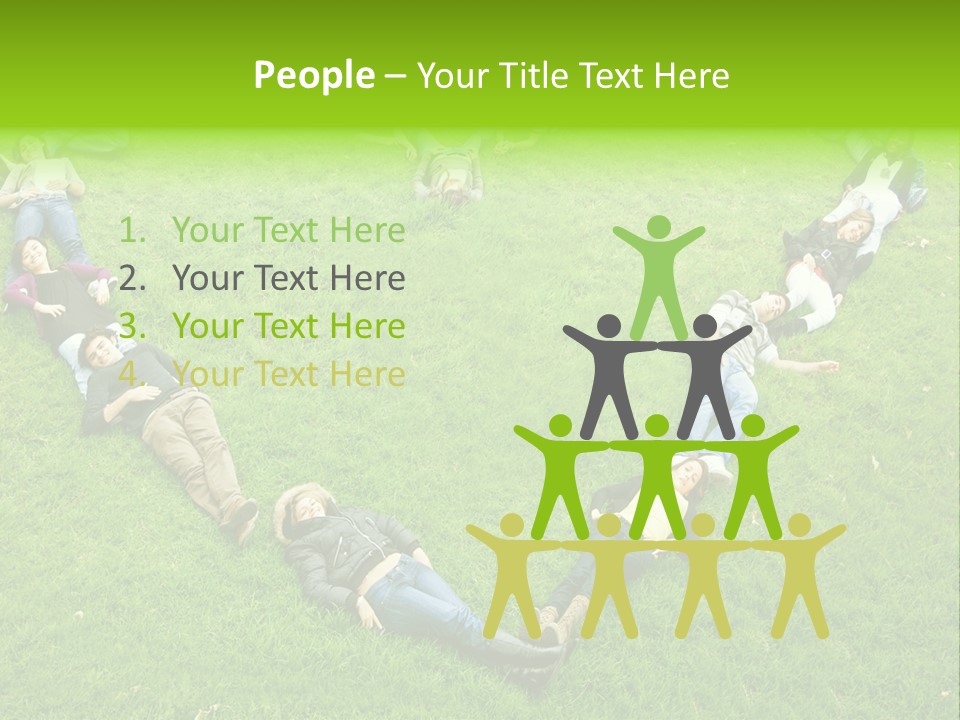 People Friendship Attractive PowerPoint Template