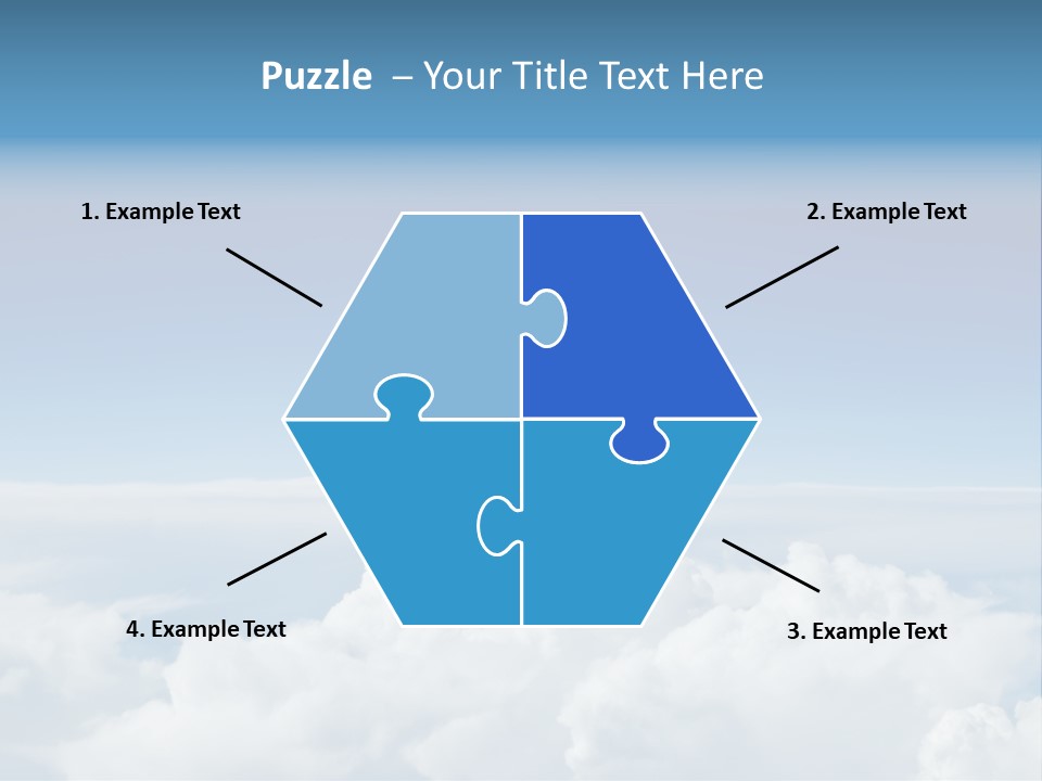 Fun Cloudy Clean PowerPoint Template