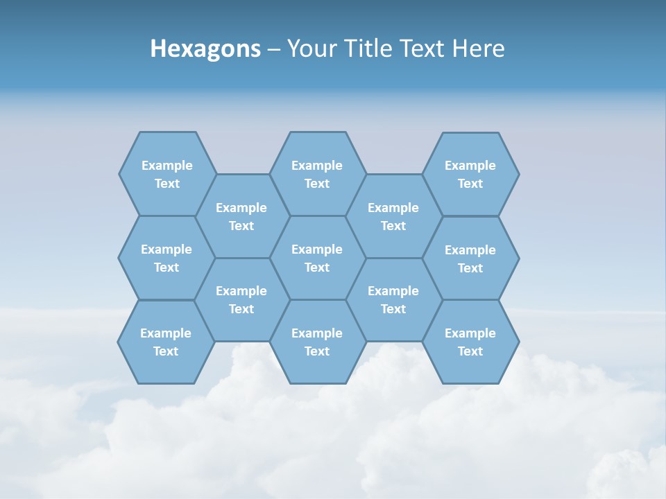 Fun Cloudy Clean PowerPoint Template