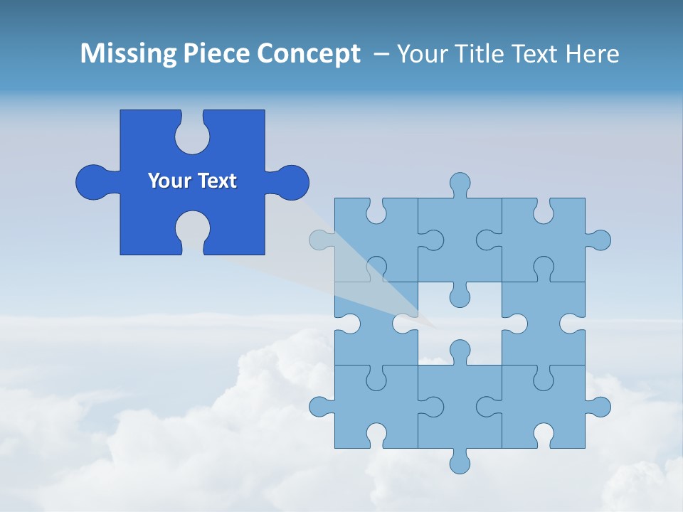 Fun Cloudy Clean PowerPoint Template