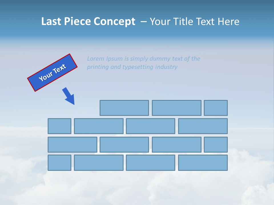 Fun Cloudy Clean PowerPoint Template