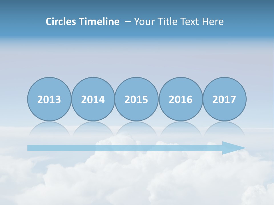 Fun Cloudy Clean PowerPoint Template