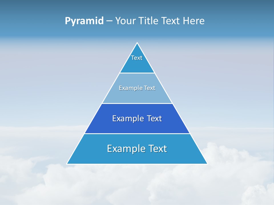Fun Cloudy Clean PowerPoint Template