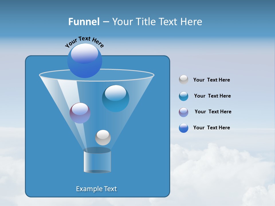 Fun Cloudy Clean PowerPoint Template