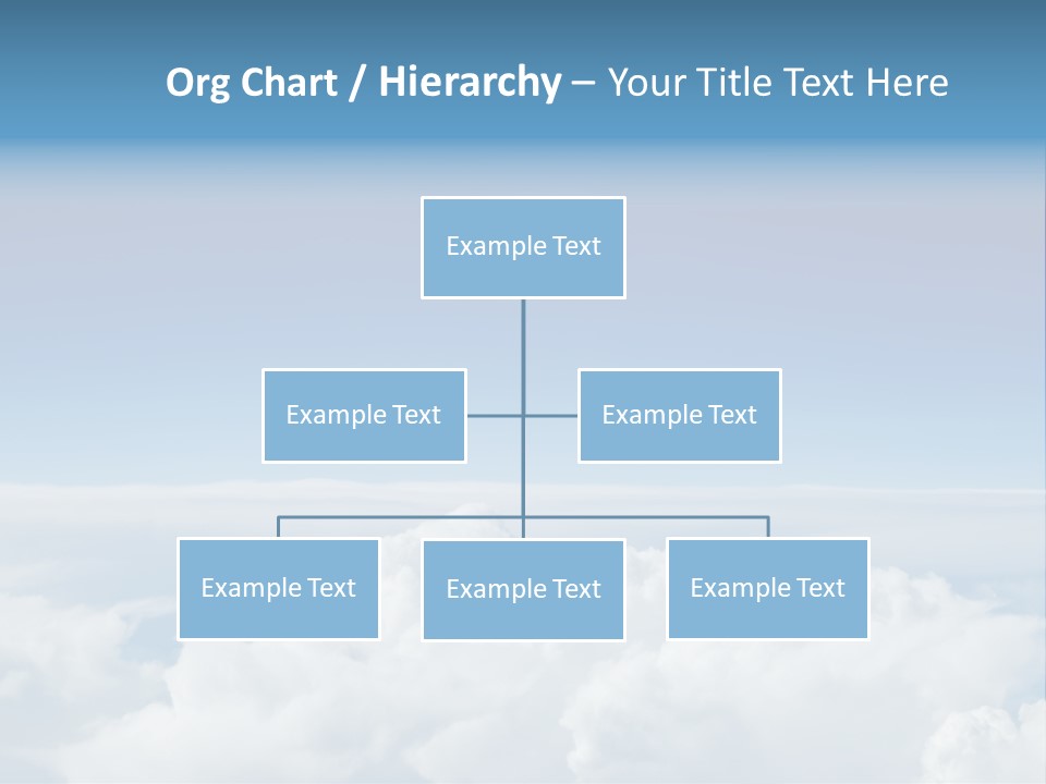 Fun Cloudy Clean PowerPoint Template