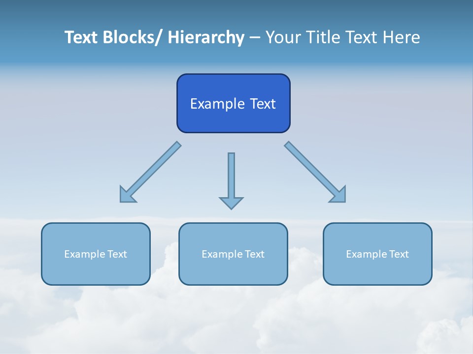 Fun Cloudy Clean PowerPoint Template