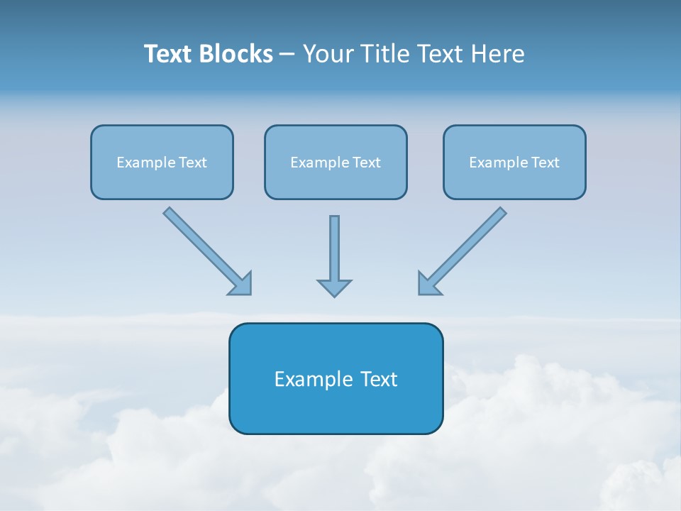 Fun Cloudy Clean PowerPoint Template