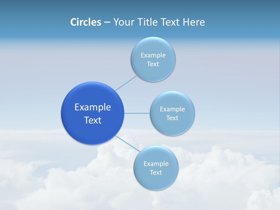 Fun Cloudy Clean PowerPoint Template
