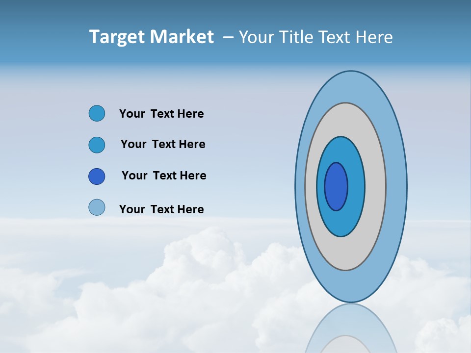 Fun Cloudy Clean PowerPoint Template