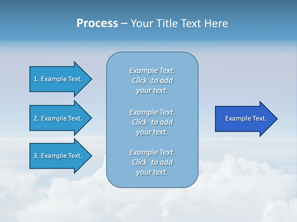 Fun Cloudy Clean PowerPoint Template
